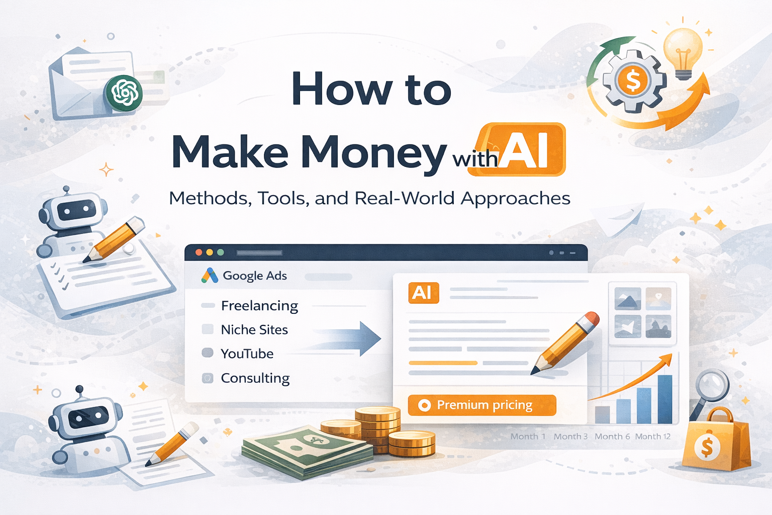 How to Make Money with AI: Methods, Tools, and Real-World Approaches