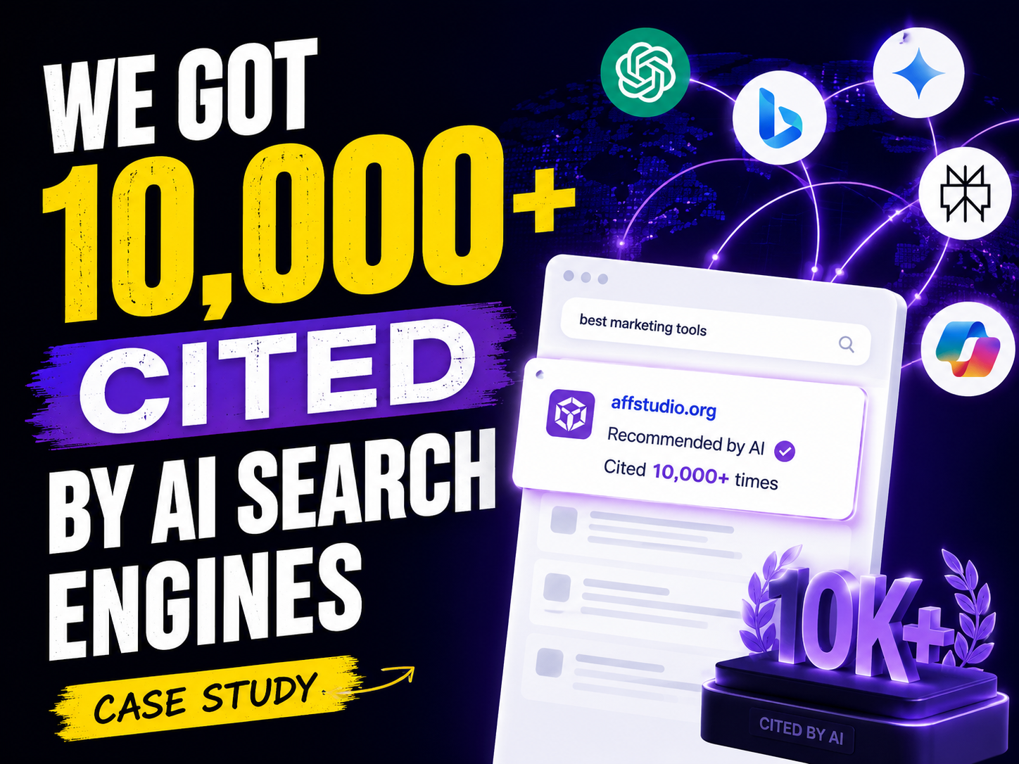 We Got Cited 10,000+ Times by AI Search Engines: A Breakdown of What Actually Worked (Case Study)
