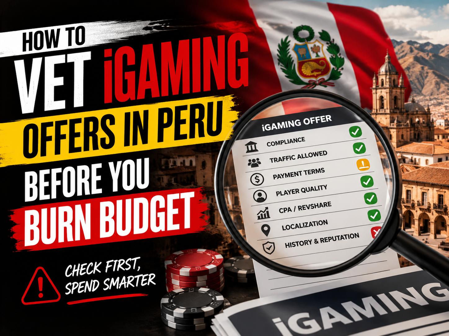 How to Vet iGaming Offers in Peru Before You Burn Budget (2026 Framework)