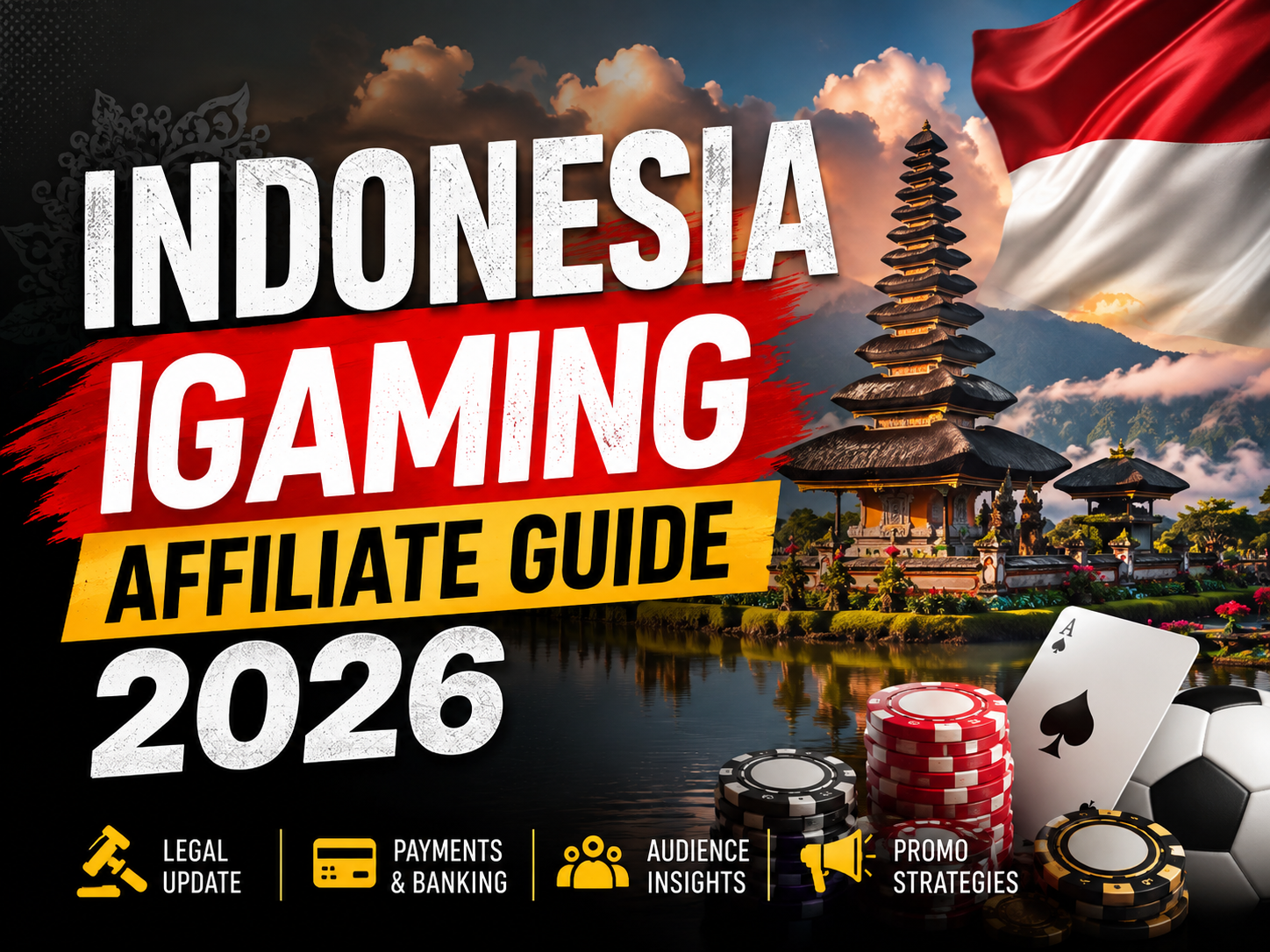 Indonesia iGaming Affiliate Guide 2026: No License Path, a Criminalized Promotion Clause, and the $8B Underground Market Nobody Can Kill